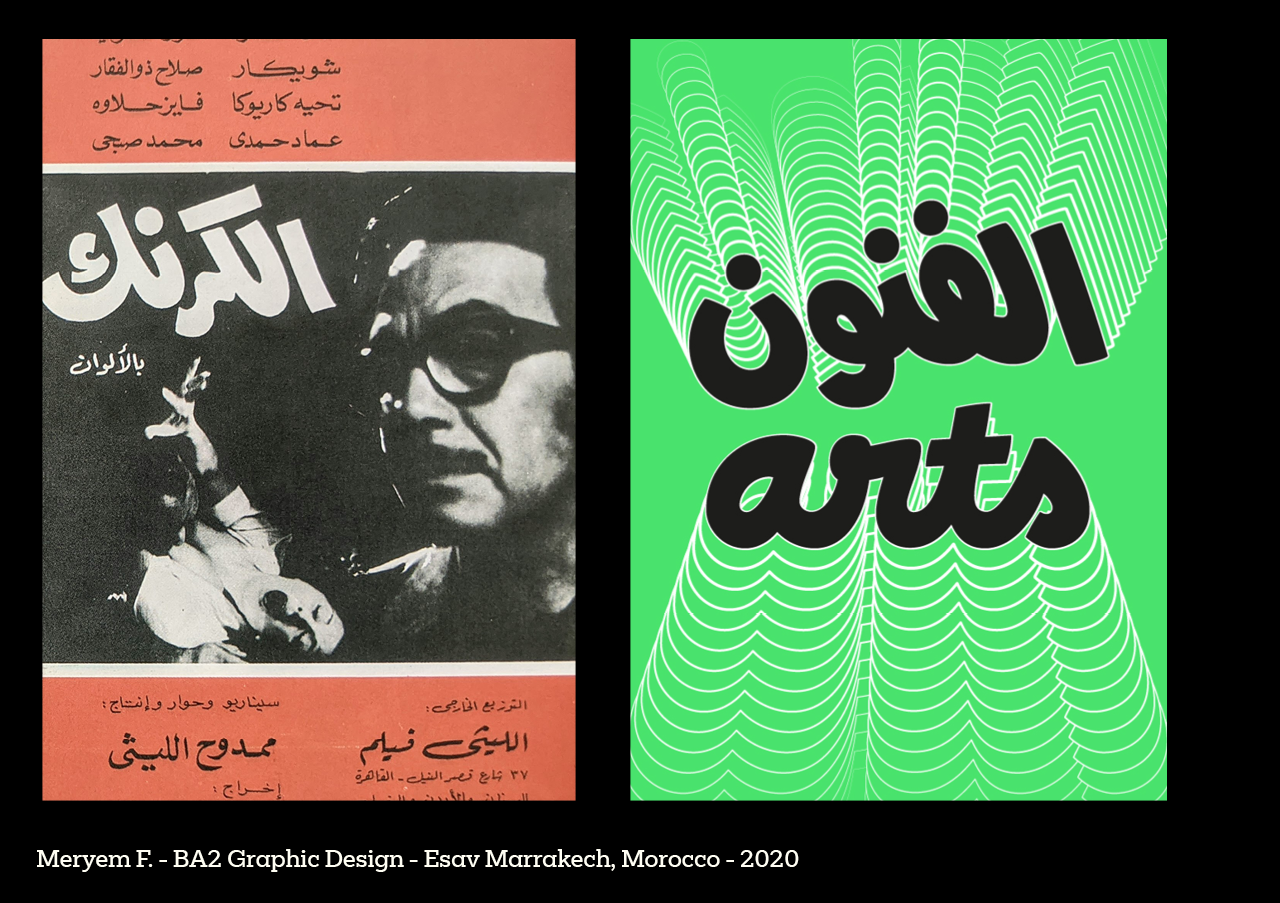 Arabic Type design workshop Naima BenAyed Esav Marrakech