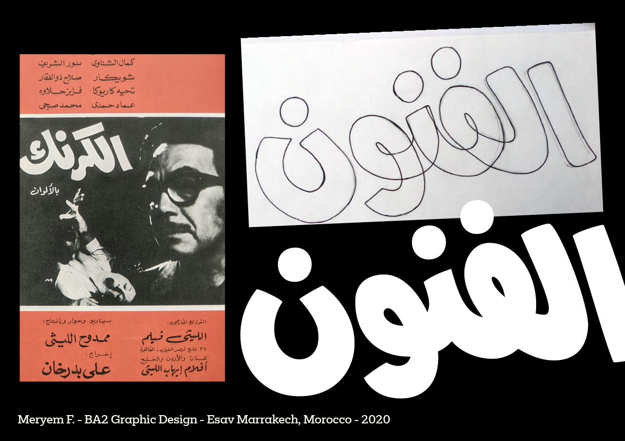 Arabic Type design workshop Naima BenAyed Esav Marrakech