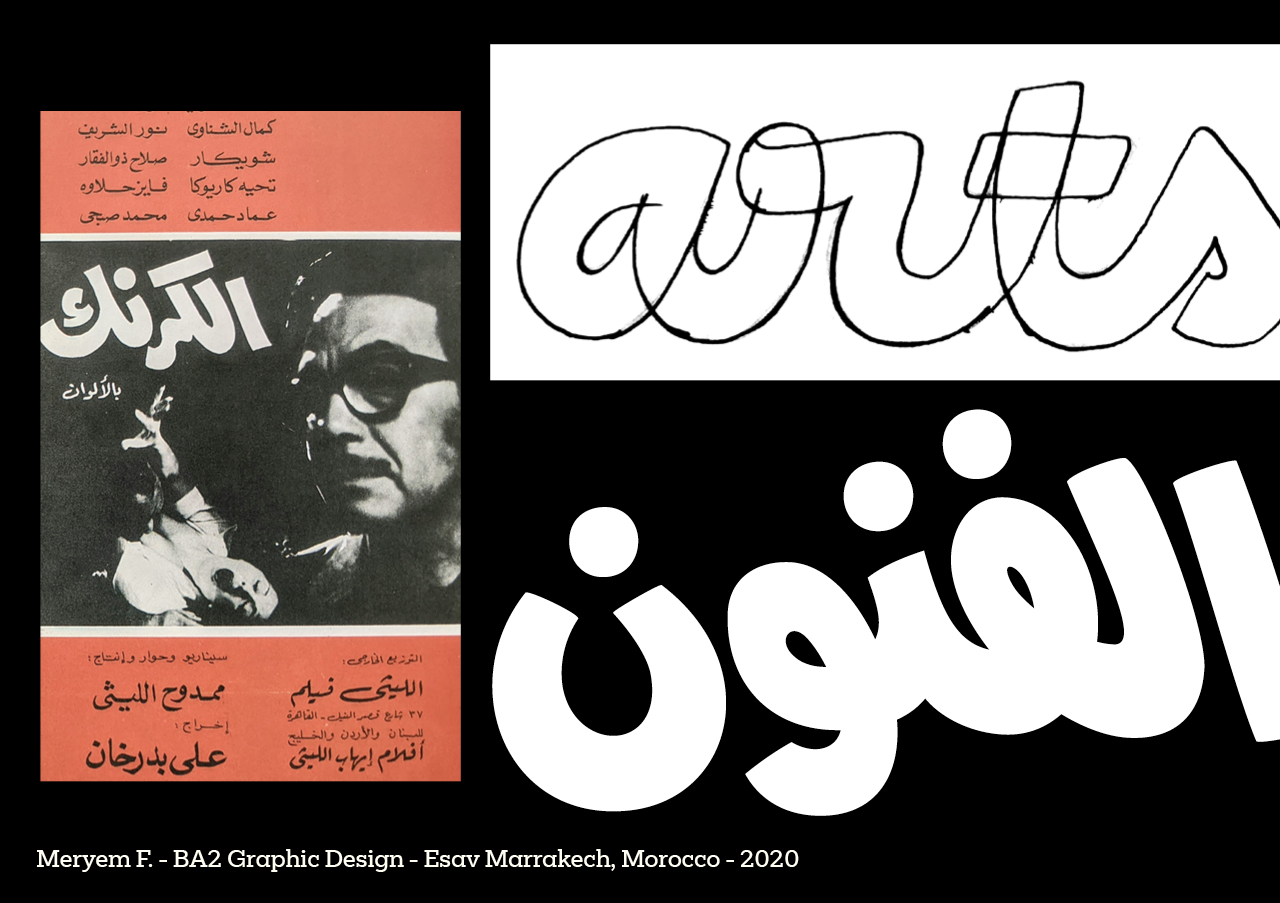 Arabic Type design workshop Naima BenAyed Esav Marrakech